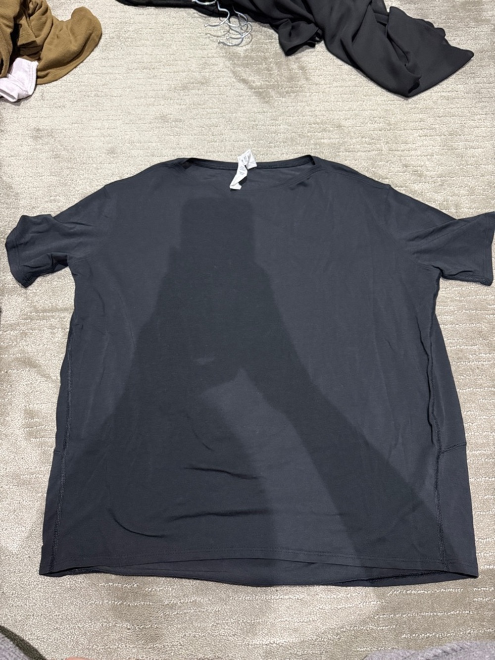 lululemon athletica Black Short Sleeve Crew Tee